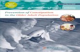 Prevention of Constipation in the Older Adult Population · Nursing Best Practice Guideline Shaping the future of Nursing Revised March 2005 Prevention of Constipation in the Older