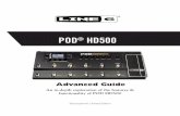 Line 6 POD® HD500 Advanced Guide (v2.10, RevA, English) · Welcome to the POD® HD500 Advanced Guide. This guide contains in-depth details of the POD HD500 features and functionality.