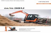 ZAXIS-5 series Short-tail-swing version - Hitachi - Terexhitachi-terex.cz/wp-content/uploads/2015/09/ZX38U-5.pdf · the Hitachi Support Chain after-sales programme gives you the flexibility