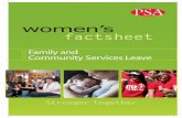 Womens factsheet - FaCS leave - psa.asn.au - FaCS leave.pdf  ACCRUAL OF FACS LEAVE Family and Community