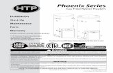 Phoenix Series - HTP · Phoenix Series Gas Fired Water Heaters Installation Start-Up Maintenance Parts Warranty PH100 / PH130 / PH160 / PH199 Models* * “LP” Denotes Propane Gas