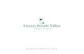 AF low green south villas building specifications 30102018 · Green South Villas residential project, comprising 9 exclusive detached villas in Amarilla Golf course in south Tenerife,