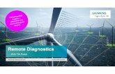Remote Diagnostics - Siemens · firmware of the PLC ƒ User blocks as in S7-300/400 are no longer necessary ƒ Diagnostics are also available in operation mode STOP of the PLC ƒ