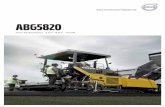 Volvo Brochure Tracked Paver ABG5820 English · Volvo Trucks Renault Trucks A passion for performance At Volvo Construction Equipment, we’re not just coming along for the ride.