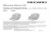 Monza Nova IS - Cloud Object Storage | Store & Retrieve ...s3-eu-west-1.amazonaws.com/windeln/...recaro-monza-nova-is-seatfix.pdf · 7831-6-00 d en safety instructions 8vlqj wkh fklog