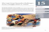 The Last Great Nomadic Challenges: From Chinggis Khan to … · The Last Great Nomadic Challenges: From Chinggis ... MAP 15.1 The Transcontinental Empire of ... CHAPTER 15 The Last