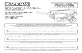 OPERATOR’S MANUAL - gardnerinc.com Max/Generators... · Manual del operador ELECTRIC GENERATOR ... l k m i j A - Recoil starter grip ... G - 120 volt AC 20 amp receptacles (prises
