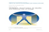Ventilation, Good Indoor Air Quality and Rational Use of ... · Report No 23 Ventilation, Good Indoor Air Quality and Rational Use of Energy EUROPEAN COLLABORATIVE ACTION URBAN AIR,