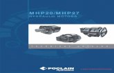 MHP20/MHP27 - poclain-hydraulics.com · 2 12/11/2018 High performance motor MHP20/MHP27 POCLAIN HYDRAULICS MHP MOTORS The new MHP20 and MHP27 hydraulic motors represent the keystone