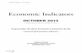 Economic Indicators - FRASER · 113th Congress, 1st Session Economic Indicators OCTOBER 2013 (Includes data available as of November 8, 2013) Prepared for the Joint Economic Committee
