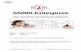 S5000-Enterprise - M2Msoft : voix et vidéo sur IP - … manual aims to describe the generic IPBX functions of the S5000-Enterprise for the Thomson-ST2030 / TB30, Aastra 6757i / 6731i