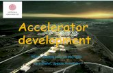 1477 Accelerator development - indico.uu.se · Electron-Positron Collider Accelerating frequency 12 GHz Accelerating gradient 100 MV/m Lay-out of 3 TeV CLIC Two Beam Test Stand at