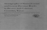 Stratigraphy of Pennsylvanian and Lower Permian Rocks in ... · Stratigraphy of Pennsylvanian and Lower Permian Rocks ... Cisco group ... Classifications of Pennsylvanian and lower