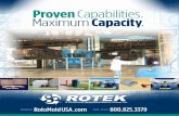 Proven Capabilities. Maximum Capacity - Boat Lift · Proven CaPabilities — MaxiMuM CaPaCity ROTEK advanTagEs ISO 9001 registered Parts manufactured up to 30' (9.14 m) in length