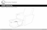 USER MANUAL - Quality Pedicure Chairs, Pedicure Spa Chairs … · 1 Mystia™ Mani/Pedi Chair Introduction Congratulations on your purchase of the newest innovation in nail furniture!
