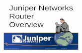 Juniper Networks Router Overview - Asia Pacific Advanced ... · 35 IPv6 Bi-directional Throughput M40 OC48 with No Filters 0 500,000 1,000,000 1,500,000 IPv6 Bi-directional Throughput