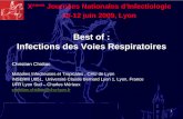 Best of : Infections des Voies Respiratoires - Accueil - SPILF - … · 2015-09-30 · 1. Best of : Infections des Voies Respiratoires. Christian Chidiac . Maladies Infectieuses et