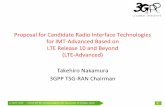 Radio IMT Advanced Based on LTE Release 10 and Beyond ... · component and a TDD RIT component) is based on the currently approved work within 3GPP and follows the ITU‐R IMT‐Advanced