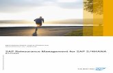 SAP Reinsurance Management for SAP S/4HANA · SAP Reinsurance Management for SAP S/4HANA (kurz auch FS-RI) dient dazu, die Stammdaten für aktive und passive Rückversicherung zu