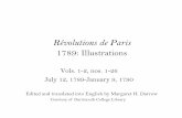 Révolutions de Paris 1789: Illustrations - Dartmouth College · Révolutions de Paris 1789: Illustrations Vols. 1-2, nos. 1-26 July 12, 1789-January 9, 1790 Edited and translated