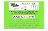 Catalog 2015 of LED Light Bulbs that are 100% replicas of ...azlight.townsquareinteractive.com/files/2017/11/Catalog-General... · 1. Catalog 2015 of LED Light Bulbs . that are 100%