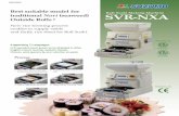 Best suitable model for Roll Sushi Making Machine ... · Dimensions (SVR-NXA-ET) (SVR-NXA-CE) *Designs and specifications are subject to change without notice. *While capacity expresses