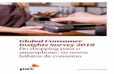 Global Consumer Insights Survey 2018 Do shopping para o ... · O novo papel das lojas físicas diante do avanço das ... Ricardo Neves Sócio e líder de ... dos participantes do