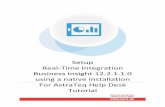 Real-Time Integration Business Insight 12.2.1.1.0 using a ... · Real-Time Integration Business Insight 12.2.1.1.0: AstraTeq Help Desk Tutorial Page 4 of 26 Set up database tables