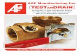 AGF Manufacturing Inc. - TESTanDRAIN · AGF Manufacturing Inc. • Phone: 610-240-4900 • Fax: 610-240-4906 • 3 Model 1000 Model 1011A Model 1011T Lightweight and compact, the