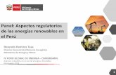Panel: Aspectos regulatorios de las energías renovables en .... Rosendo Ramirez... · • Pronóstico de la energia renovables para la operación de la red: • Velocidad del viento: