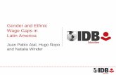 Gender and Ethnic Wage Gaps in Latin America · K´iche´, Q´eqchi´, Kaqchikel, Mam, Q´anjob´al, Achi, Ixil, Itza´, Poqomchi´, ... Primary Complete or Secondary Incomplete 94.98