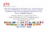 Ingeniería para la Industria The Development of Software ... · ISO/IEC 29110 Systems Engineering Standards and GuidesISO/IEC 29110 Systems Engineering Standards and Guides 6. ISO/IEC
