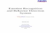 Emotion Recognition and Behavior Detection Systempsymaker.com/downloads/VibraMedEng10.pdf · Emotion Recognition and Behavior Detection System VibraMed (Version 10.0) MANUAL ELSYS