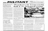 A SOCIALIST NEWSWEEKLY PUBLISHED IN THE INTERESTS … · TH£ INSIDE . Communists· in Britain discuss imperialism's war at home -PAGE7 A SOCIALIST NEWSWEEKLY PUBLISHED IN THE INTERESTS