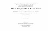Red Imported Fire Ant - hdoa.hawaii.gov · Project Category Project Description Completed or current HDOA Actions Attachment Page 2 RIFA detection surveys on Hawaii, Oahu, Maui, Kauai