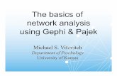 The basics of network analysis using Gephi & Pajekpeople.ku.edu/~mvitevit/Short_Course.pdf · The basics of network analysis using Gephi & Pajek Michael S. Vitevitch Department of