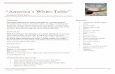 “America’s White Table” - Arkansas Educational Television … · 2017-09-14 · “America’s White Table” 1 ... sacrifice of soldiers through the ritual of remembrance.