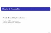 Chapter 2 Probability - homepage.divms.uiowa.eduhomepage.divms.uiowa.edu/~rdecook/stat2020/notes/ch2_pt3.pdf · Bayes’ Theorem Example (spam ltering, calculating P(AjB) utilizing