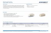 Miniature Signal Relays UA2/UB2 Series - kemet.com · © KEMET Electronics Corporation • P.O. Box 5928 • Greenville, SC 29606 • 864-963-6300 • R7004_UA2_UB2 • 8/8/2017 3