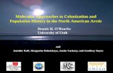 Molecular Approaches to Colonization and …content.csbs.utah.edu/~rogers/ant4234/lectures/DOR...Molecular Approaches to Colonization and Population History in the North American Arctic