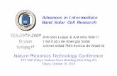 Advances in Intermediate Band Solar Cell Research · Advances in Intermediate Band Solar Cell Research ... P Palacios K Sánchez J.J. Fernádez C. Stanley ... (2004). InAs/GaAs