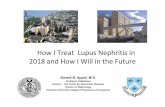 How I Treat Lupus Nephritis in 2018 and How I Will in the ... · Dr. Appel has research grants with Regulus, Achillion, BM Squibb, EMD Serono, and NIH. ... CRR rates, low-dose (Euro-Lupus)