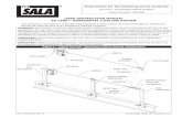 UseR INsTRUcTION MANUAl eZ-lINe™ HORIZONTAl lIfelINe sysTeM · each person, including tools and clothing, is 310 lbs. (141 kg). C. boDY suPPorT: The EZ-Line™ Horizontal Lifeline