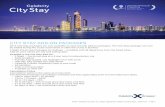 CITY STAY ADD-ON PACKAGES - IMAGE Library · CITY STAY ADD-ON PACKAGES 2016 City Stay packages are now available as easy to book add-on packages. The City Stay package can now be