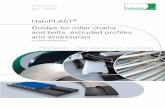 HabiPLAST Guides for roller chains and belts, extruded ... Catalogue HabiPLAST.pdf · Products No. 4097 HabiPLAST® Guides for roller chains and belts, extruded proﬁ les and accessories