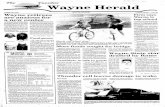 The Wayne Herald - City of Waynenewspapers.cityofwayne.org/Wayne Herald (1888-Present)/1991-2000... · Dyer who ex plained to him that there was a ... Wayne. Dr. Walter took time