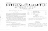 J SERIES II No 20 OFFICIAL*GAZETTE l~~'4~goaprintingpress.gov.in/downloads/9798/9798-20-SII-SUG.pdf · 290 SERIES /I No. 20 OFFICIA,L GAZETIE - GOVT. OF GOA (SUPPLEMENT) 14TH AUGUST.