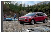 2018 Ford Escape Brochure - cdn.dealereprocess.org · Ingot Silver. Available equipment. 1When properly equipped. 2Available feature. ... • emotely start, stop, lock R or unlock