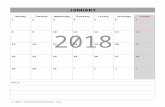 freewordtemplates.net  · Web viewAuthor: Steve Doolley : Created Date: 07/29/2017 20:10:00 : Title: 2018 Monthly Calendar : Keywords: 2018 monthly calendar, 2018 calendar templates