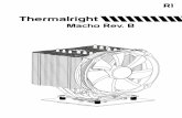 20160518 Macho RevB - Thermalright · TY-147A Anti-Vibration Pads Mounting Plate screw Nut x— M0tnerooara Mylar Film Metal Back Plate M3LIO Screw nalright Intel Washer (small) Then